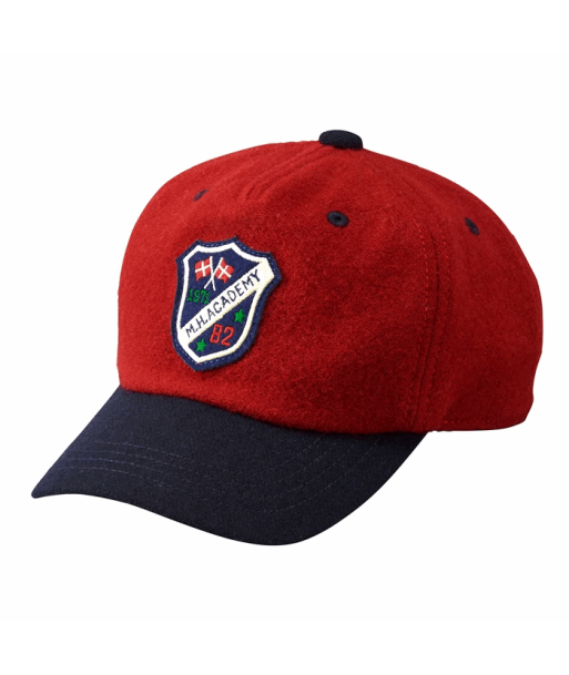 CASQUETTE EN LAINE ROUGE MIKI HOUSE ACADEMY livraison gratuite