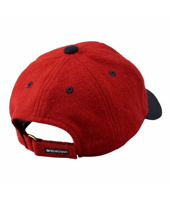 CASQUETTE EN LAINE ROUGE MIKI HOUSE ACADEMY livraison gratuite