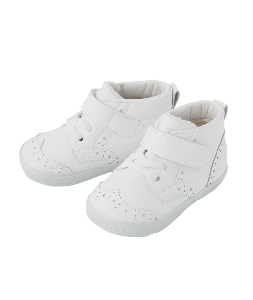 CHAUSSURES MONTANTES BLANCHES EN CUIR votre restaurant rapide dans 