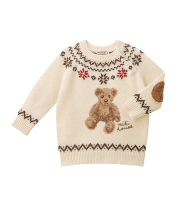 PULL EN LAINE CRÈME OURSON Comparez plus de prix