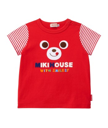 T-SHIRT ROUGE MIKI HOUSE WITH SMILES Comparez et commandez 