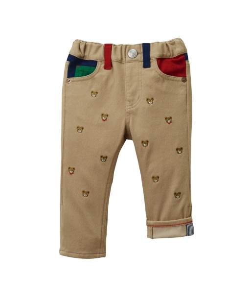 PANTALON BEIGE BRODERIES PUCCI en ligne des produits 