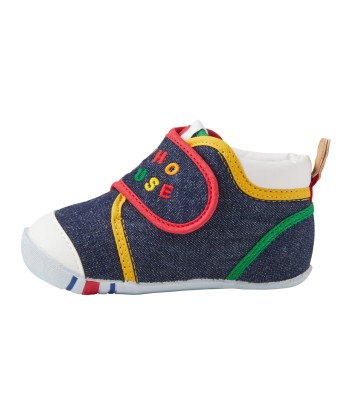 CHAUSSURES PREMIER PAS DENIM MIKI HOUSE COLORÉ commande en ligne