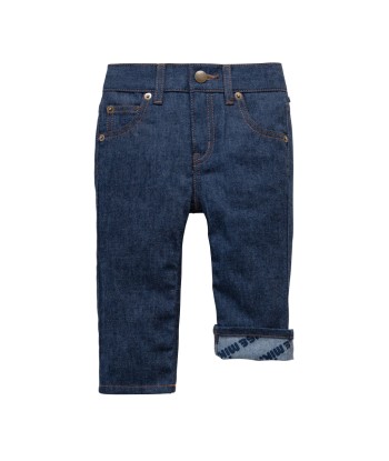 PANTALON DENIM BLEU MARINE plus qu'un jeu 