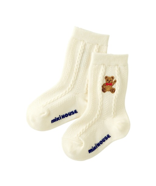 CHAUSSETTE BLANCHE PETIT OURSON est présent 