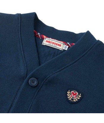 CARDIGAN BLEU MARINE LOGO M votre restaurant rapide dans 