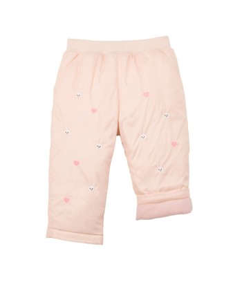 PANTALON ROSE FOURRÉ USAKO basket pas cher