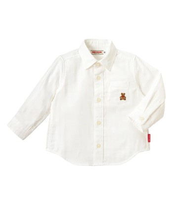 CHEMISE BLANCHE BRODERIE OURSON en ligne des produits 