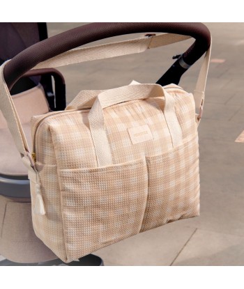 Sac à langer Nobodinoz Gala - Ivory Check en stock