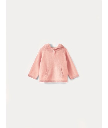 Baby-Kaschmirpullover in verblasstem Rosa pas cher chine