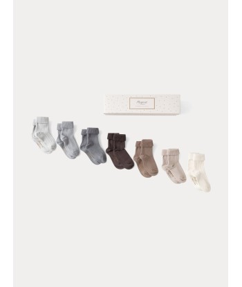 Baumwollsocken für jeden Wochentag für Babys in Nordblau Vous souhaitez 