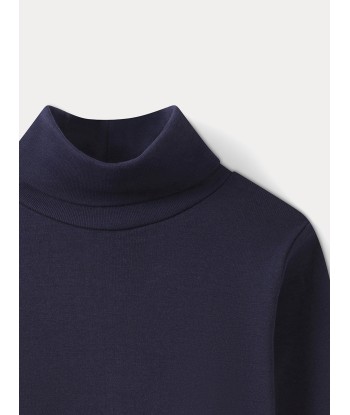 Dünner Rollkragenpullover in Marineblau pas cher 