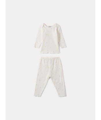 Zweiteiliges Pyjama-Set für Babys in Gold livraison gratuite