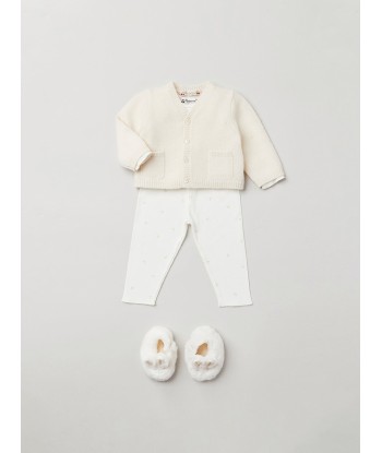 Zweiteiliges Pyjama-Set für Babys in Gold livraison gratuite