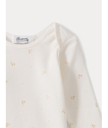 Zweiteiliges Pyjama-Set für Babys in Gold livraison gratuite