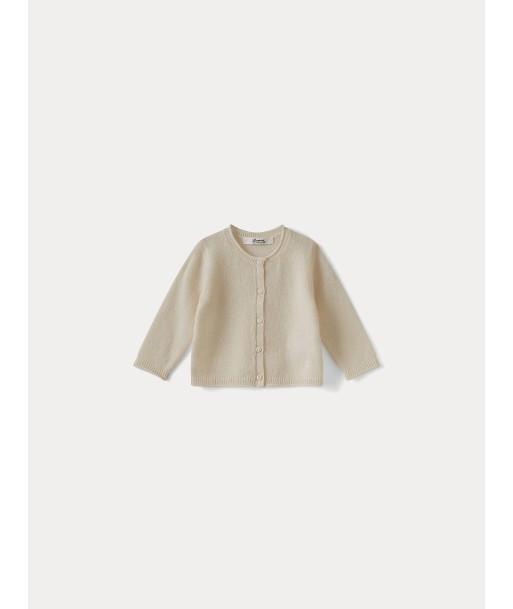 Baby-Kaschmir-Cardigan milchweiß de votre