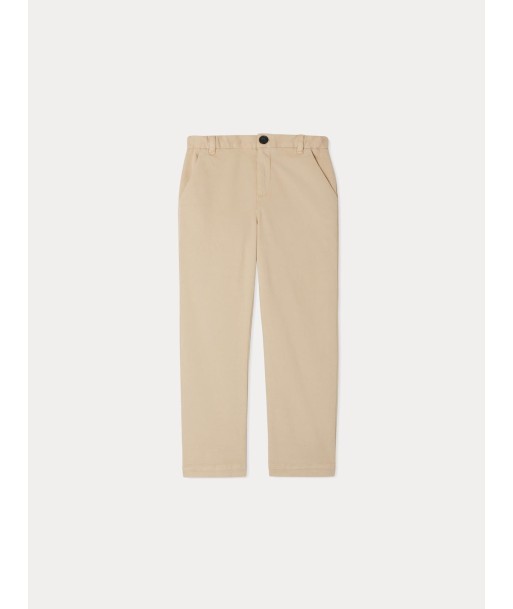 Timoté beige Twill-Hose pas chere