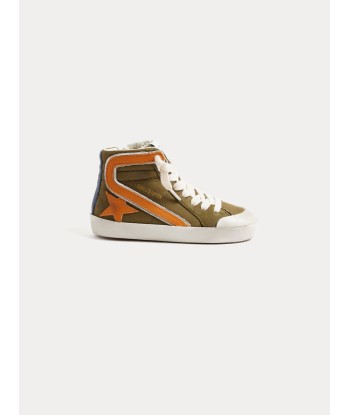 Bonpoint x Golden Goose High-Top-Khaki-Sneaker für Babys l'évolution des habitudes 