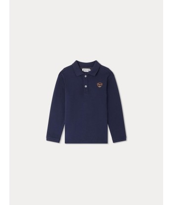 Darys besticktes navyblaues Polo Profitez des Offres !