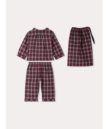 Karierter Pyjama Badinerie soldes