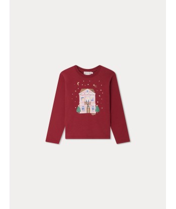 Theia Christmas pattern T-shirt online