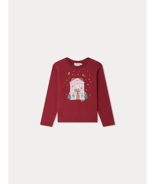 Theia Christmas pattern T-shirt online