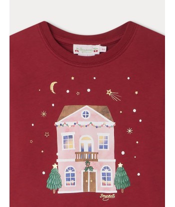 Theia Christmas pattern T-shirt online