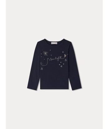 Tidjiane T-shirt with star embroidery la chaussure