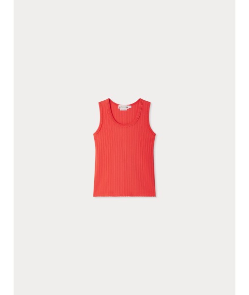 Edina Tanktop aus gerippter Spitze les muscles