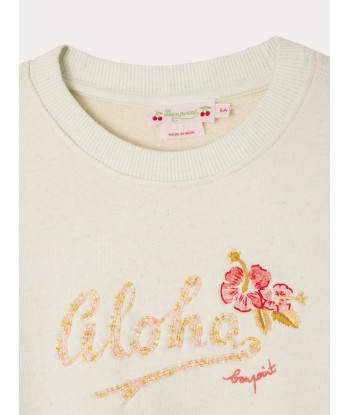 Edwige embroidered fleece sweatshirt Comparez et commandez 