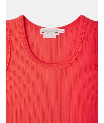 Edina Tanktop aus gerippter Spitze les muscles