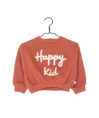 Sweat en molleton SOAN broderie "Happy Kid" Paris Déstockage Promo