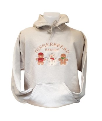 Sweat-shirt sable -  Broderie Gingerbread Bakery Comparez plus de prix