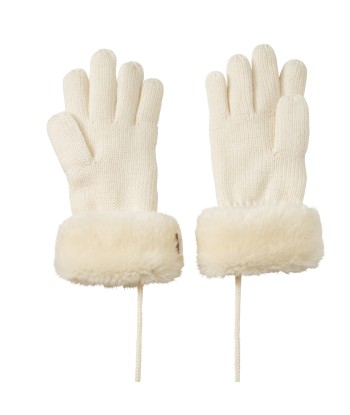 GANTS EN LAINE IVOIRE soldes