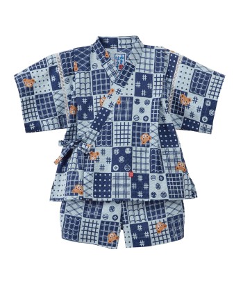 JINBEI EN COTON BLEU de pas cher