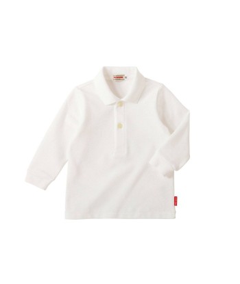 POLO MANCHES LONGUES EN COTON BLANC store