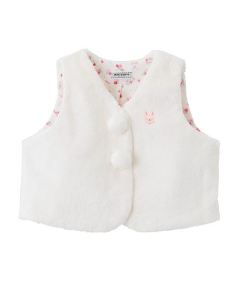 GILET SANS MANCHE BLANC BÉBÉ de votre