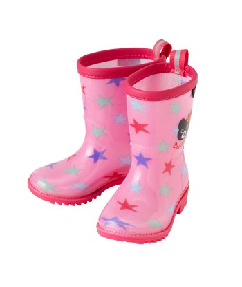 BOTTES DE PLUIE ROSES MOTIF ÉTOILE DOUBLE B Economisez 