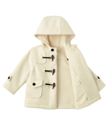 DUFFLE-COAT EN CASHMERE IVOIRE Pour