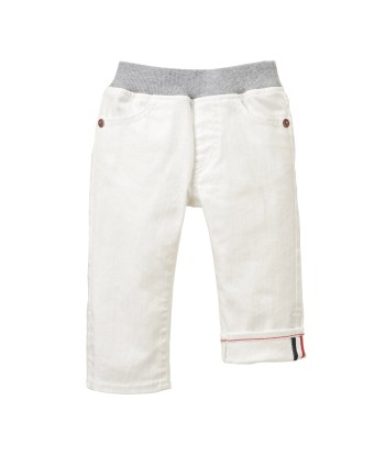 PANTALON DENIM BLANC store